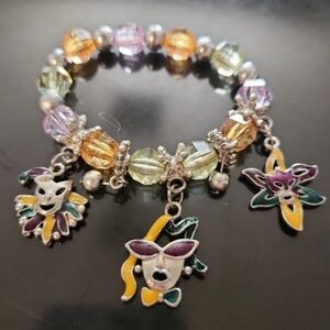 Vintage Mardi Gras Bracelet